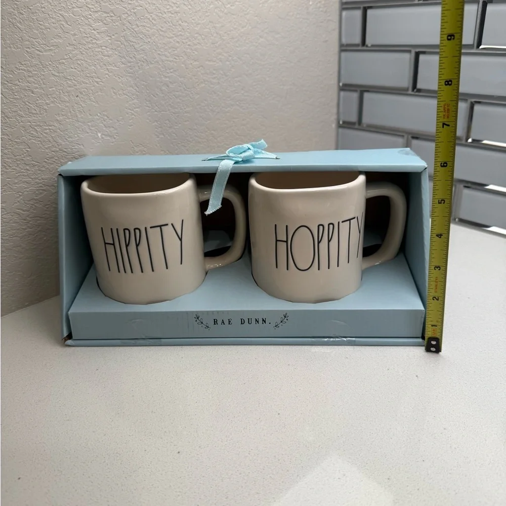 Rae Dunn Hippity Hoppity Mugs Easter Ceramic - Picture 8 of 8